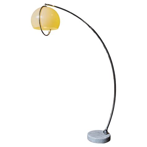 Large Arc Floor Lamp With Acrylic Diffuser For Sale At 1stdibs