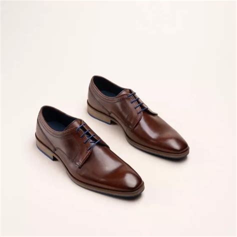 Derbies Marron Homme Cuir Lacets San Marina