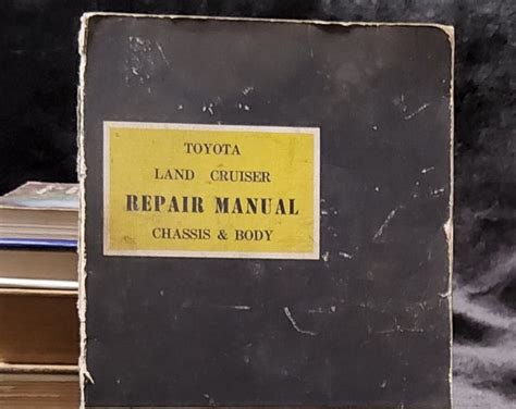 Toyota Land Cruiser Repair Manual Etsy