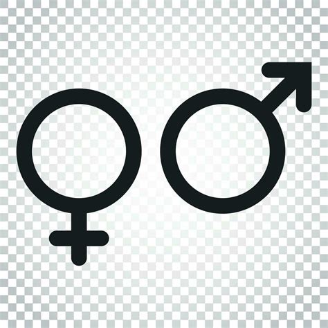 Gender Sign Vector Icon Men And Women Concept Icon Simple Business