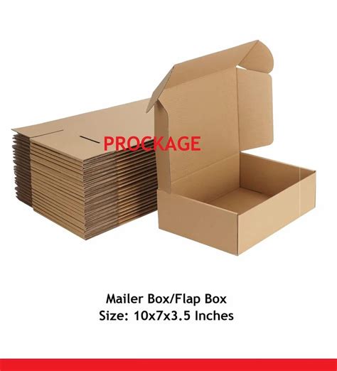 Corrugated Mailer Box 10x7x3 5 In Vadodara At Rs 17 Piece Folding