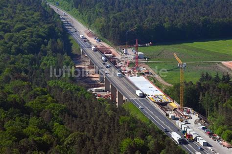 Burghaun Von Oben Baustelle Zum Sanierung Und Instandsetzung Des