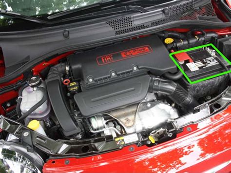 Fiat 500 Car Battery Location
