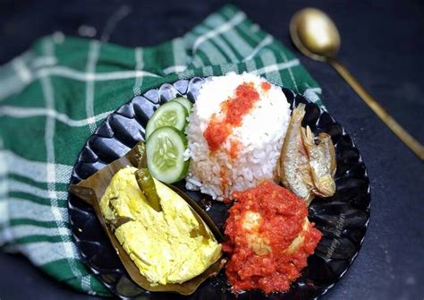 Resep Nasi Campur Pepes Tahu Sambal Telur Rebus Oleh Hadleny Kitchen