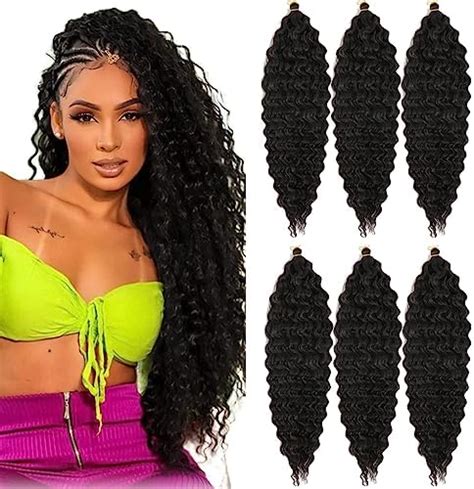 Amazon Ocean Wave Crochet Hair Inch Deep Wave Curly Crochet