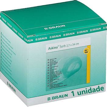 Curativo Askina Sorb B Braun Alginato Calcio X Cm Unidade