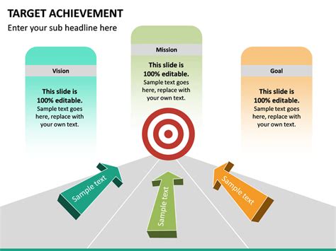 Target Achievement Powerpoint Template Sketchbubble