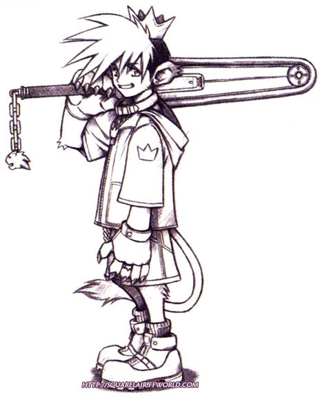 Early concept art of Sora by Tetsuya Nomura : r/KingdomHearts