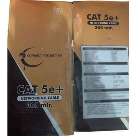 Cat5E 300 Mtrs Without Box Cat5E Networking Cable Manufacturer From