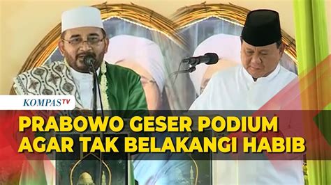 Momen Menhan Prabowo Geser Podium Di Haul Akbar Majelis Rasulullah Agar