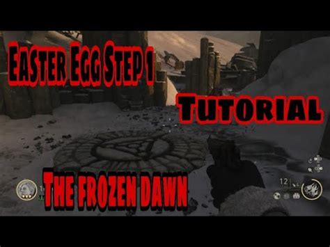 THE FROZEN DAWN EASTER EGG STEP 1 WW2 ZOMBIES DLC4 TUTORIAL German