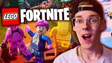 ICH SPIELE Zum ERSTEN Mal LEGO FORTNITE YouTube