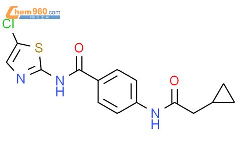 851202 41 0 Benzamide N 5 Chloro 2 Thiazolyl 4 Cyclopropylacetyl