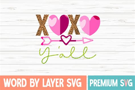 Xoxo Yall Retro Valentine Sublimation Graphic By Emdgraphic · Creative