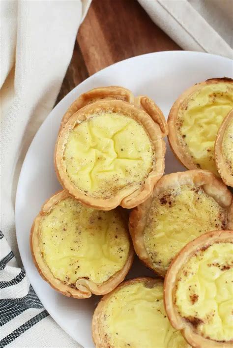 Easy Egg Custard Tart Recipe Savvy Saving Couple