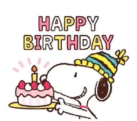 Pin By Emma On Peanuts In 2024 Snoopy Birthday Happy Birthday Snoopy