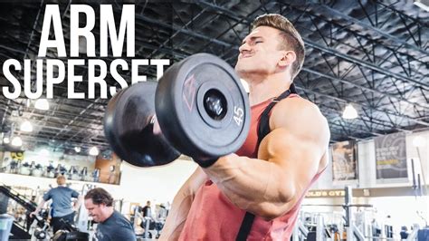 Over The Hill Arm Superset Workout Youtube