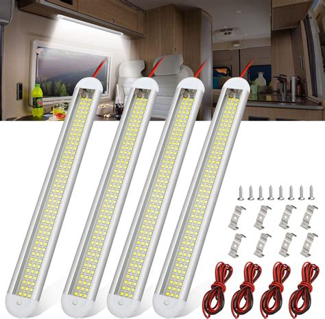 Intckwan 2 Stück 120 LED Auto Innenbeleuchtung 12 volt Led Lampe