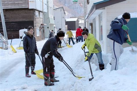 むらのできごと【除雪ボランティアを実施】 北海道神恵内村（kamoenai Village）