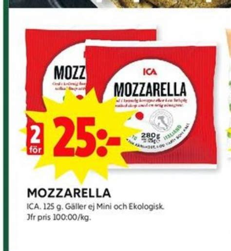 Ica Mozzarella Ica Kvantum April