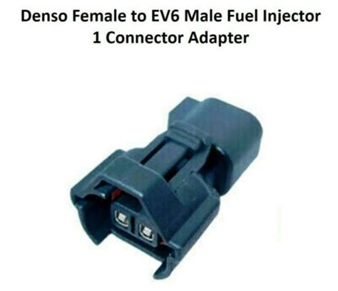 High Impedance Denso Female To Ev6 Male Fuel Injector Connector Adapters 1 Pcs Ebay