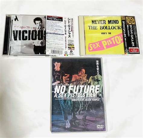 3点セット NO FUTURE A SEX PISTOLS FILM ノーフューチャー NEVER MIND THE BOLLOCKS TOO