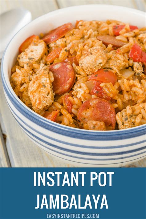 Instant Pot Jambalaya Brown Rice Easy Instant Recipes