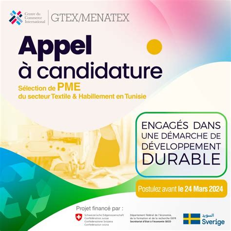 Appel à candidature pour un accompagnement du Gitex Menatex African