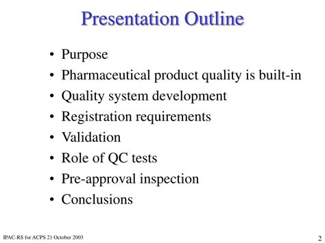 Ppt Pharmaceutical Product Quality Assurance Through Cmc Drug