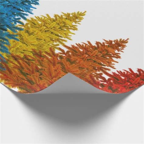 Lesbian Gay Pride Rainbow Flag Christmas Tree Wrapping Paper Zazzle
