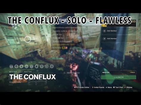 Solo Master Lost Sector The Conflux Season Destiny Youtube