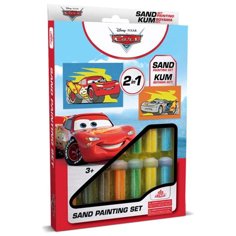 Set Creativ Pictura Cu Nisip Colorat Cars Fulger Storm Disney 2