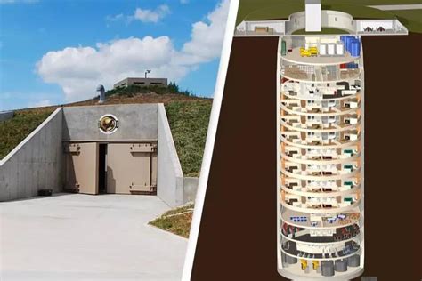 Homem Constr I Bunker Colossal Que Pode Sobreviver Ao Fim Do Mundo