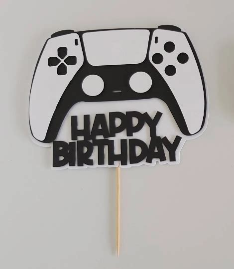 Cake Topper Included Man Birthday Happy Birthday Video Game Cakes