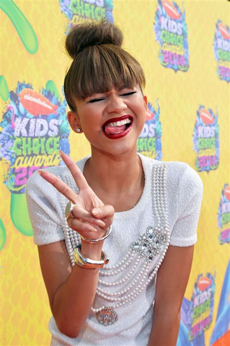 Zendaya Coleman Nickelodeons 27th Annual Kids Choice Awards Red