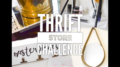 Thrift Store Challenge Diy Decor Transformations Youtube