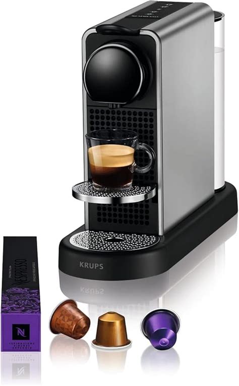 Machine Caf Nespresso Krups Citiz Platinum Titane Cafeti Re Dosettes