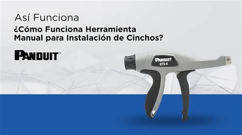 Así Funciona Herramienta Manual Para Instalación De Cinchos Gts E Youtube