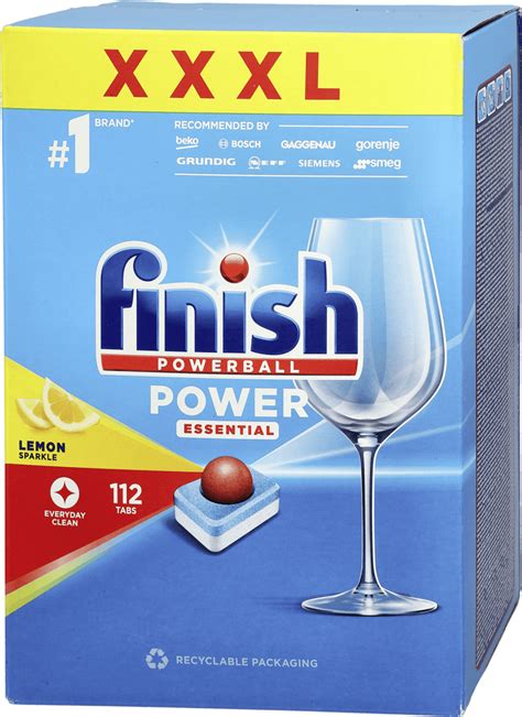 Finish Tabletki Do Zmywarek Power Essential Cytrynowe Szt Kupuj