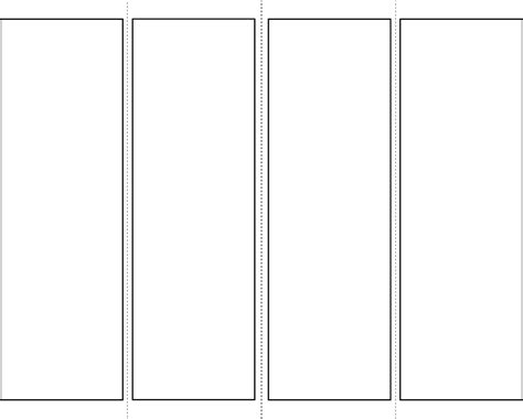 Blank Printable Bookmarks