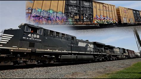 Norfolk Southern Manifest Train At Harrisburg Pa YouTube