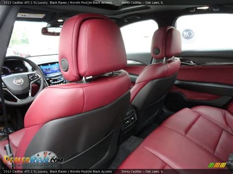 Morello Redjet Black Accents Interior 2013 Cadillac Ats 25l Luxury