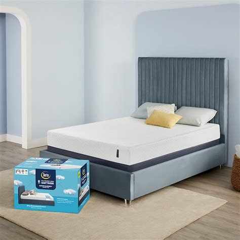 Serta Sheer Slumber Ez Tote 8 In Queen Memory Foam Mattress In A Box