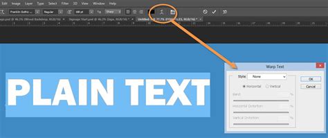 How To Warp Text In Photoshop 2 Quick Steps