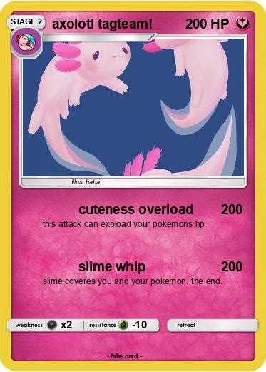 Pokémon axolotl tagteam cuteness overload My Pokemon Card