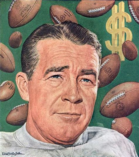 Notre Dame Coach Frank Leahy 1946 TIME Cover Art By Ernest Hamlin Baker