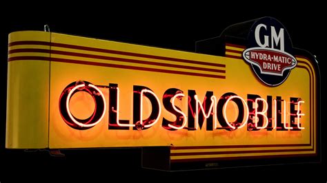 Oldsmobile GM Hydra Matic Drive Neon Sign DSPN S96 Walworth 2016