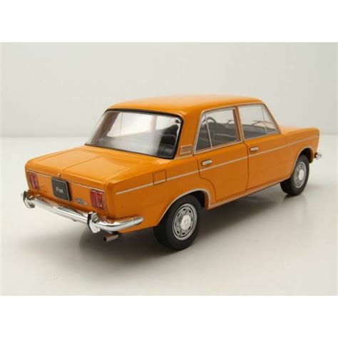 Fiat 125 Orange Whitebox Wb124040 Miniatures Autos Motos