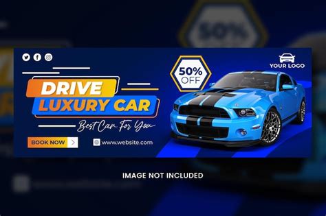 Premium Psd Rental Car Banner Template