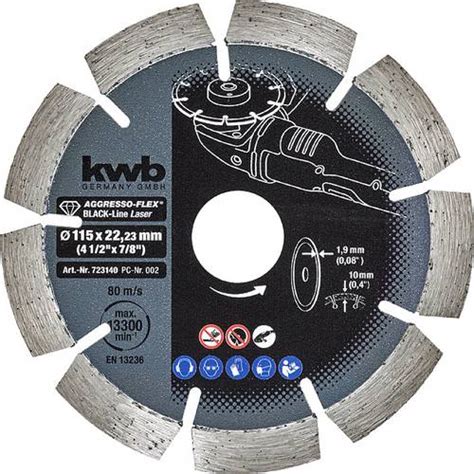 Kwb Disque Tron Onner Diamant Diam Tre Mm De Per Age